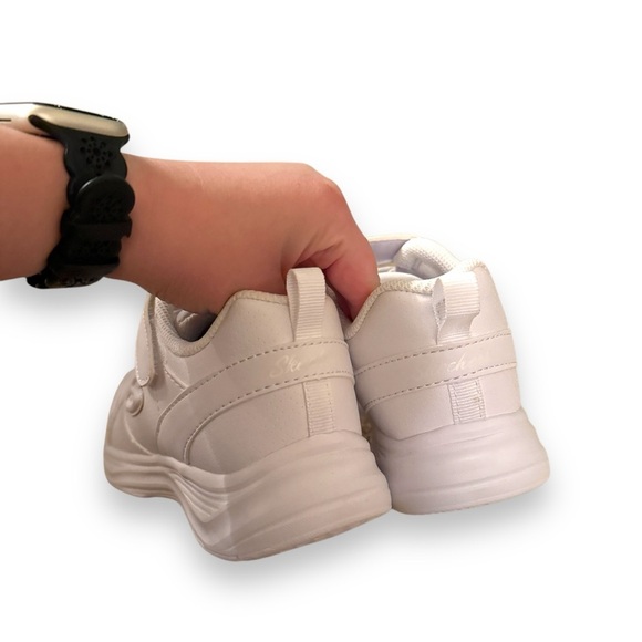 Skechers Kid's Glimmer Kicks School Struts Slip On Hook & Loop Sneakers … - Picture 4 of 12